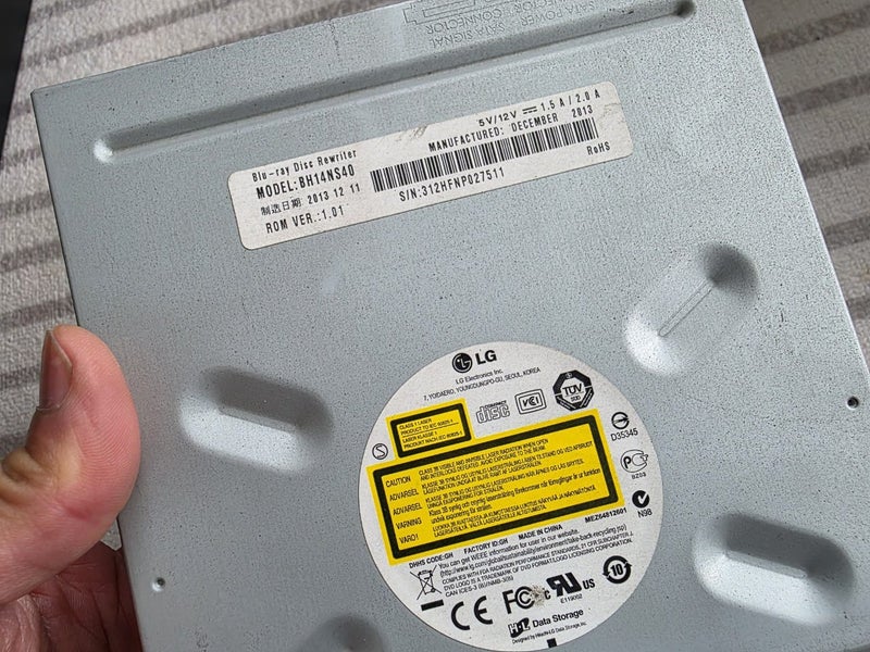 LG - Blue Ray DVD RW drive (Blue Ray Re-Writeable) Carousel 2