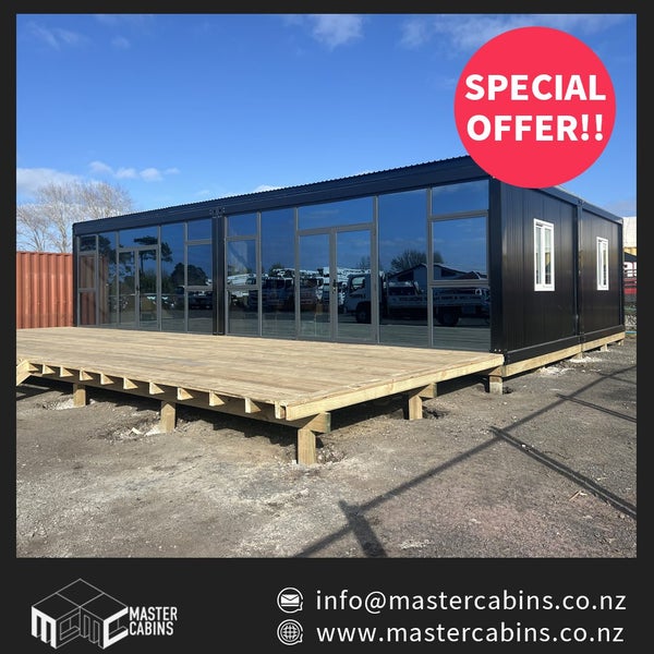 12*8 Glass Wall PORTABLE UNIT/CABIN/OFFICE for sale Carousel 1