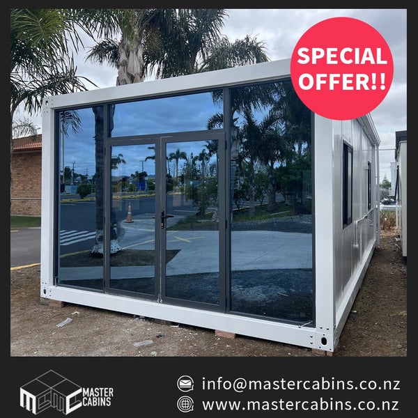 7*4m 28sqm Glass Wall PORTABLE UNIT / CABIN / BUILDING / TINY HOUSE Carousel 1