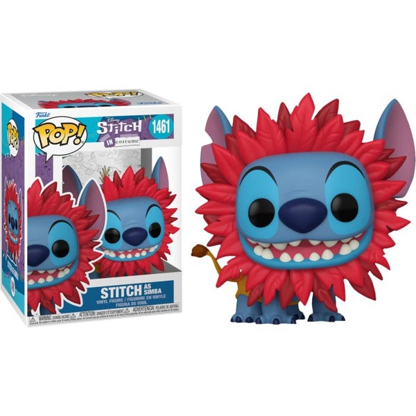 Disney: Stitch in Costume - Stitch as Simba Pop! Vinyl Figure Carousel 1