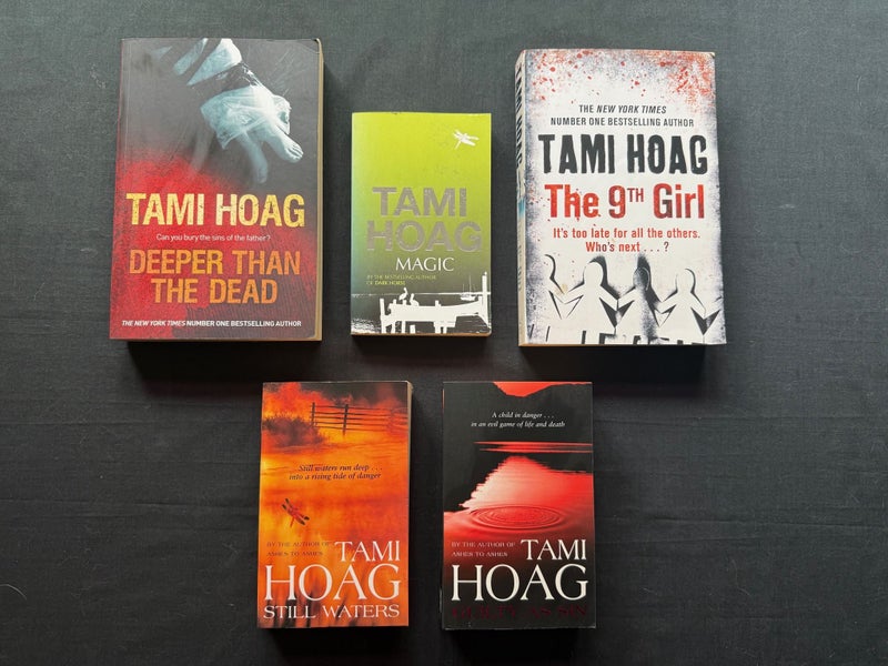 FIVE TAMI HOAG BOOKS - NEW YORK TIMES BESTSELLING AUTHOR Carousel 1
