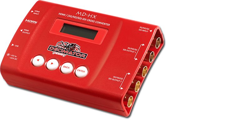 DECIMATOR MD-HX Miniature HDMI/SDI Cross Converter with Scaling & Frame Rate ... Carousel 1