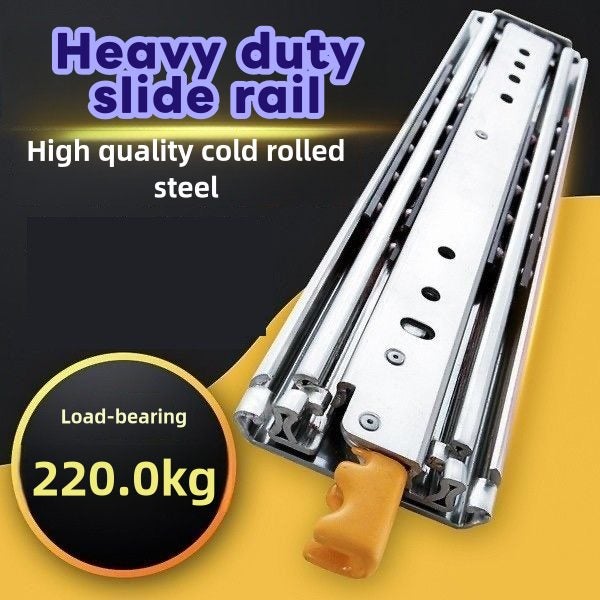 Drawer Slides 600mm x 76mm With Lock Heavy Duty Runners | Ball Bearing Runners Carousel 1