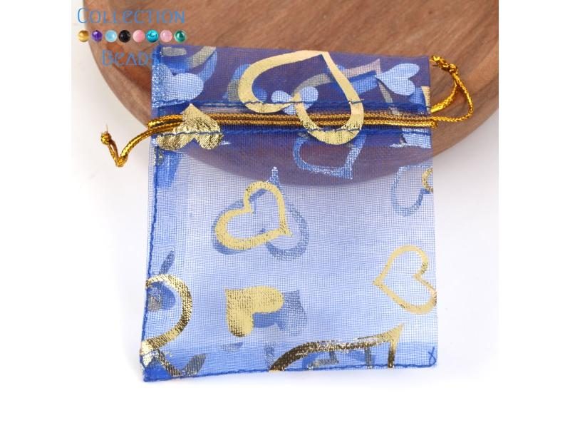 50pcs/Lot Colorful Organza Drawstring Bags For Jewelry Candy Wedding Carousel 1