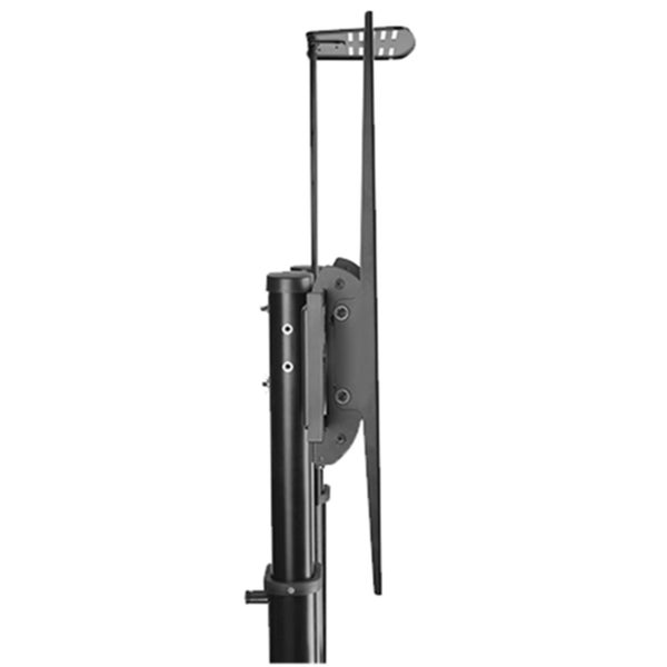 KONIC 60"-100" Telescopic Height-Adjustable Mobile TV Cart Trolley - Weight Up Carousel 4