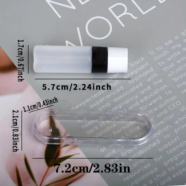 PTN NEW 1pc Leather Double Eyeglass & Contact Lens Case - Perfect For Travel Carousel 5