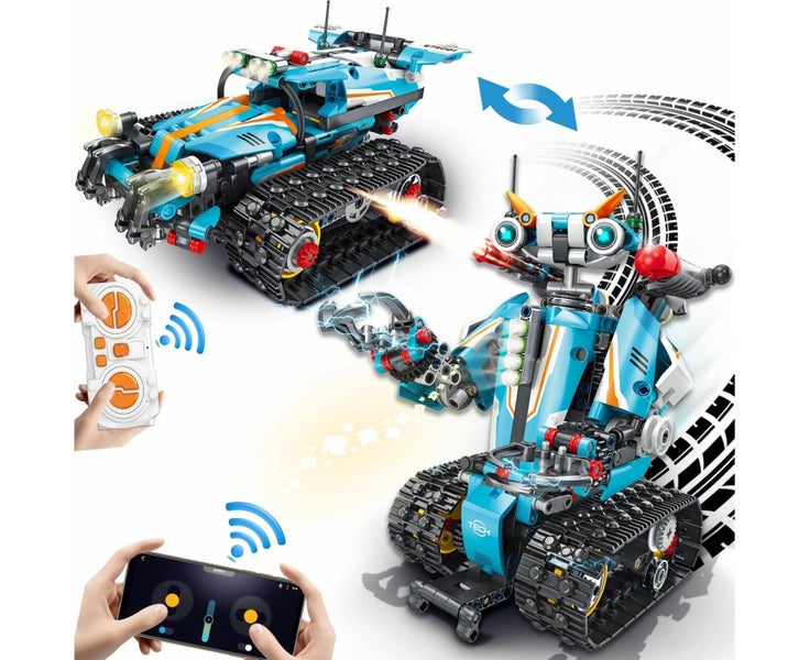 Remote APP Controlled Robot Building Programmable Transforming Robotic Bui Carousel 9
