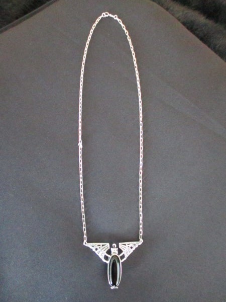 Marcasite Silver (Scent Bottle) Pendant Carousel 10