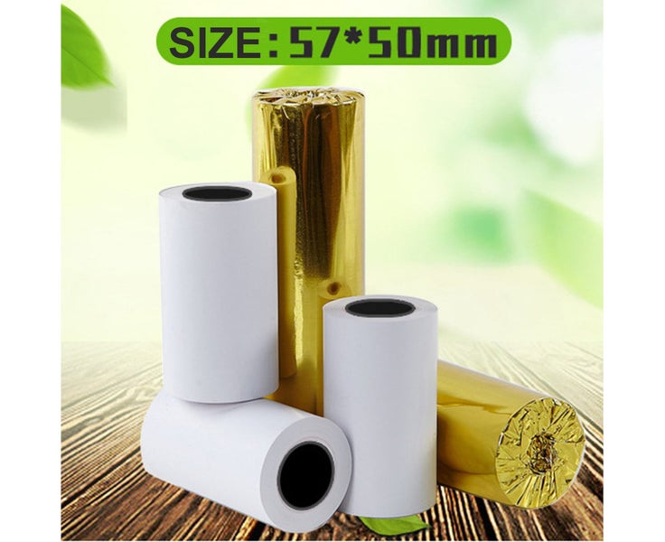 Printing Paper for 58mm Receipt Thermal Printer USB BT Mini Portable Label Carousel 1