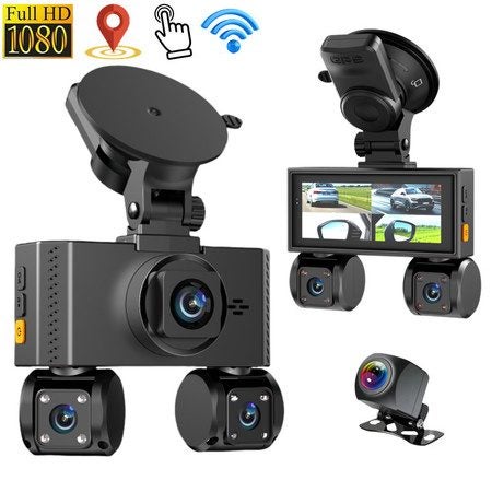 Touch Screen Car DVR Dash Cam 360 Dashboard Camera Carousel 1