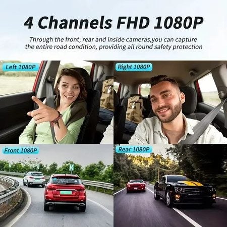 Touch Screen Car DVR Dash Cam WiFi GPS 2K 1080P 360 Dashboard Camera 24Hr Parkin Carousel 15