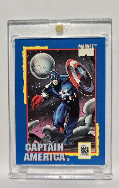*** CAPTAIN AMERICA!! 1991 MARVEL IMPEL TRADING CARD * Carousel 1