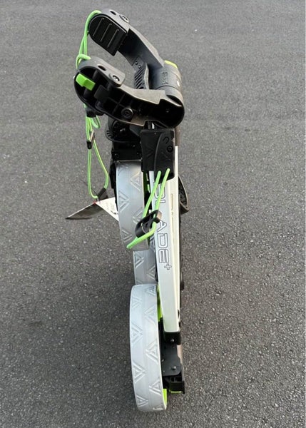 White+lime wheel golf trundler FLATFOLD BIG Max Blade+ golf trolley push cart62863239623682112