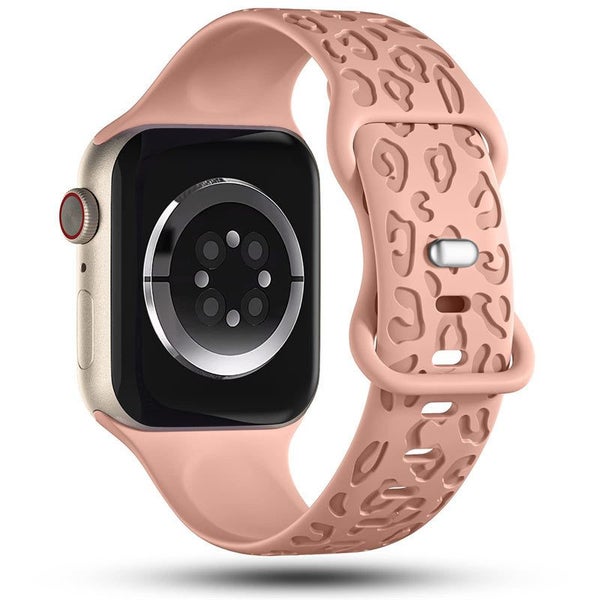 Apple Watch 42mm(S10) 41mm 40mm 38mm Silicone Cheetah Sport Strap-Smoky Purple Carousel 2