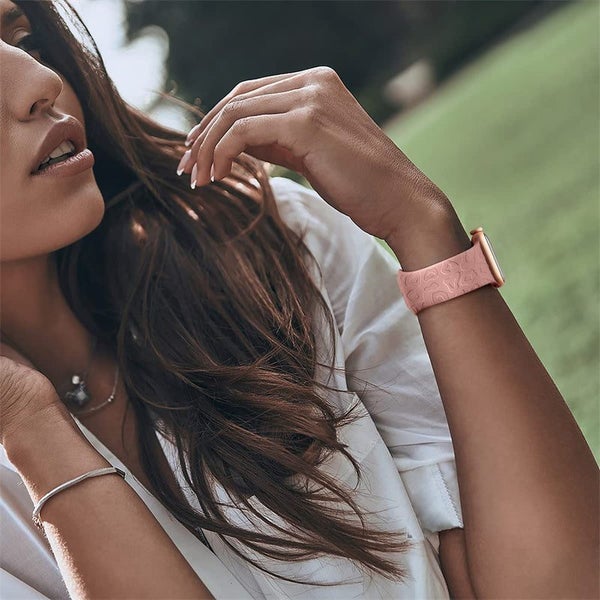 Apple Watch 42mm(S10) 41mm 40mm 38mm Silicone Cheetah Sport Strap-Smoky Purple Carousel 7