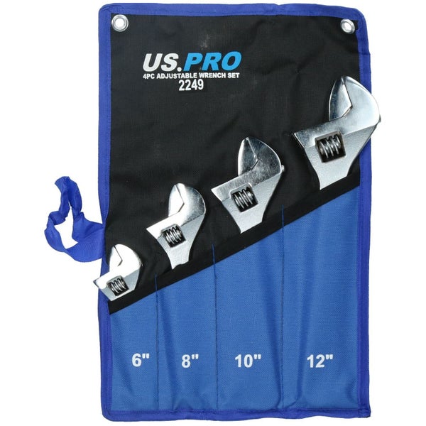 Adjustable Spanners Wrenches Plumber Plumbing Tools 0mm - 35mm 4pc Set Carousel 3