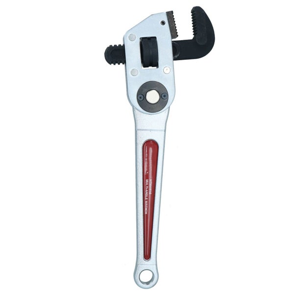 Multi Angle Adjustable Wrench Spanner Stilsons 0 - 53mm For Pipes 10 Positions Carousel 1