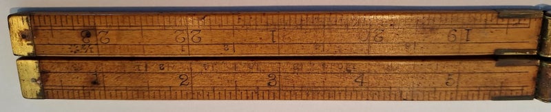 "Stanley Rule & Level Co New Britain Conn USA Boxwood" = stamped. 2 ft Ruler Carousel 4