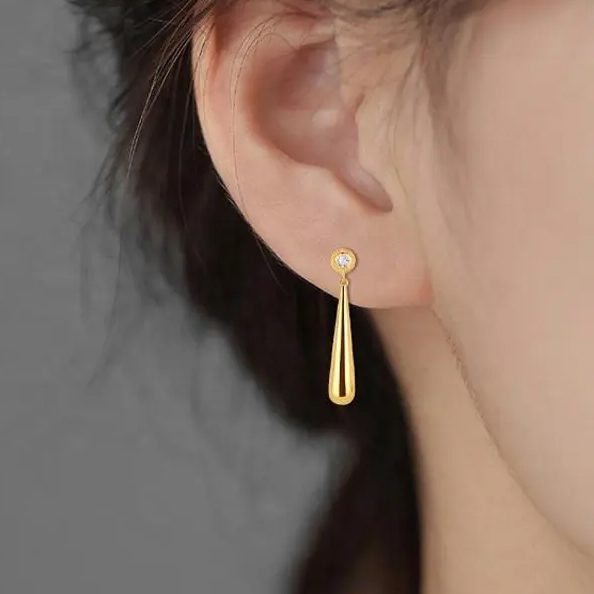 Silver Drop Earrings "Cali" Carousel 4