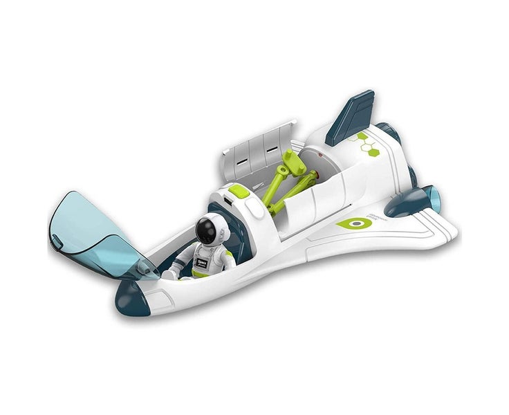 Space Plane Toy for Kids with Lights, Sound and Astronaut, Spaceship Toys f Carousel 2