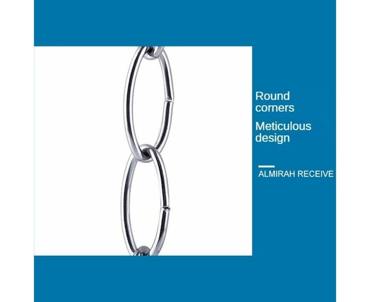 Space Saving Clothes Hanger Chain Stainless Steel Closet Metal Carousel 2