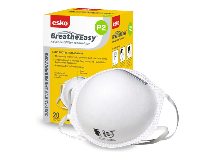 Esko BreatheEasy Dust Mask P2 - Box 20 Carousel 3