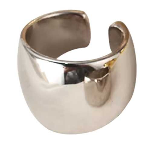 Silver Plain Earring Cuff "Lucilla" Carousel 2