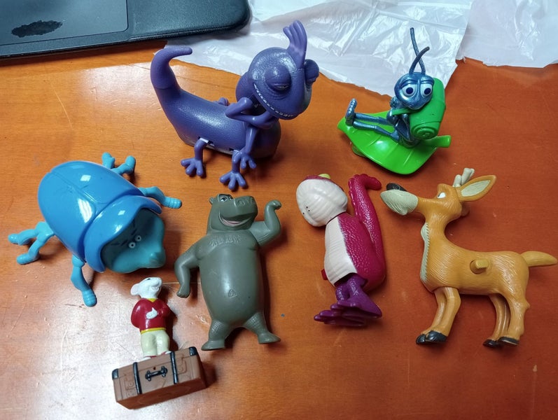 BULK Burger King / McDonald's animal bug movie characters 1 of 3 Carousel 1
