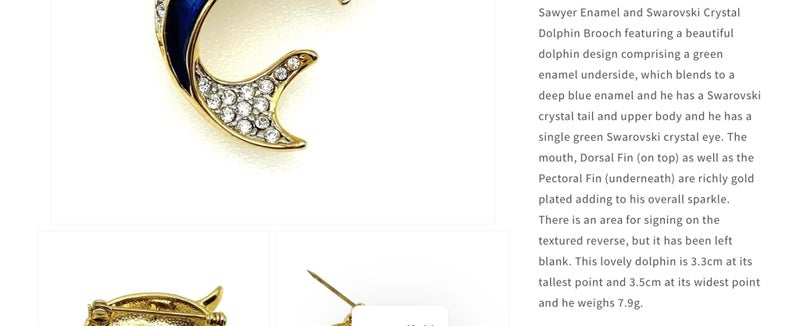 STUNNING DOLPHIN BROOCH FROM THE ATTWOOD COLLECTION Carousel 2
