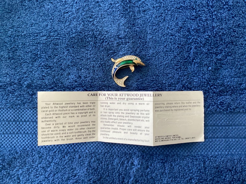 STUNNING DOLPHIN BROOCH FROM THE ATTWOOD COLLECTION Carousel 7