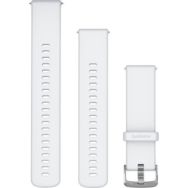 Garmin Quick Release Band (22 mm) - Whitestone with Silver Hardware Carousel 1