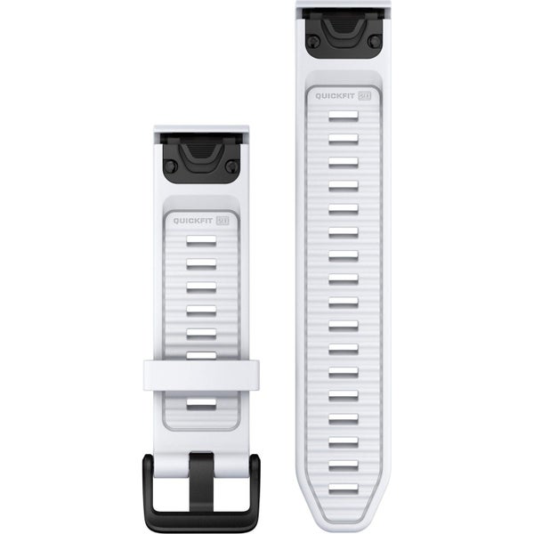 Garmin QuickFit 20 Watch Band, Whitestone Silicone Carousel 2