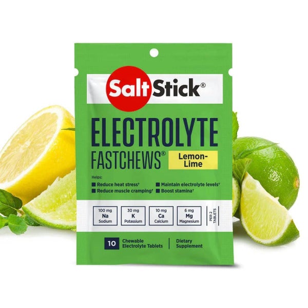 SaltStick FastChews - Pack of 10 Chewable Electrolytes - Lemon-Lime Carousel 2