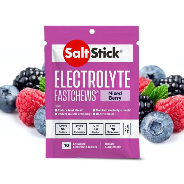 SaltStick FastChews - Pack of 10 Chewable Electrolytes - Mixed Berry Carousel 2