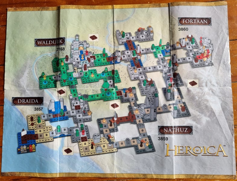 LEGO Heroica 3857 Draida Game Carousel 6