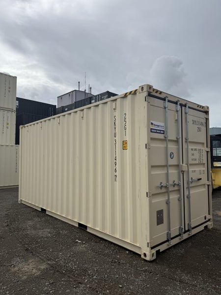 20ft New Build High Cube Shipping Container Beige Carousel 1
