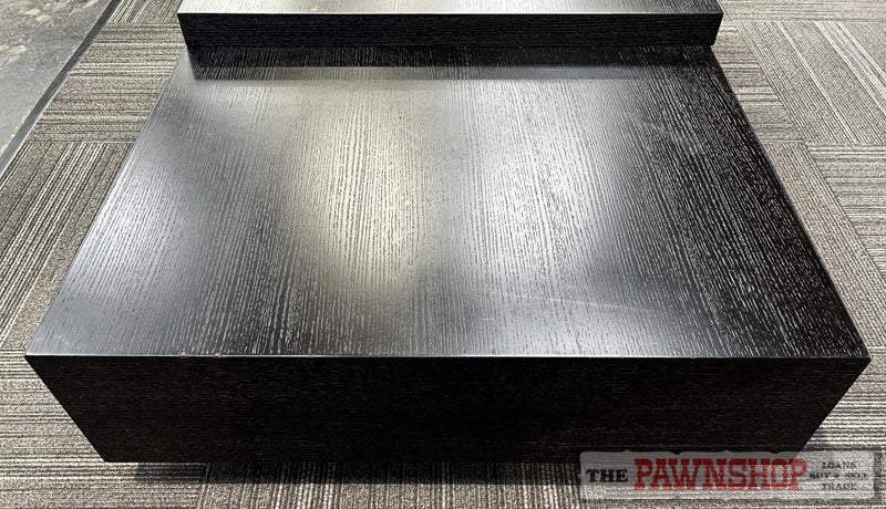 Low Profile Coffee Table, with 2x Drawers, Black, Sleek and Modern! Carousel 15