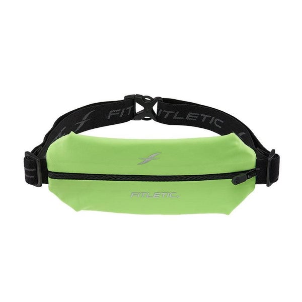 Fitletic Mini Sport Belt Runners Pouch - Neon Green Carousel 1