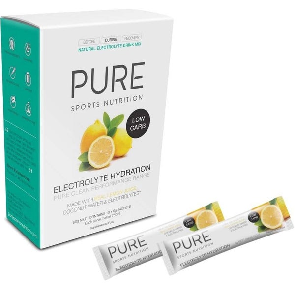 PURE Electrolyte Low Carb Lemon (10 x 6g) Carousel 1