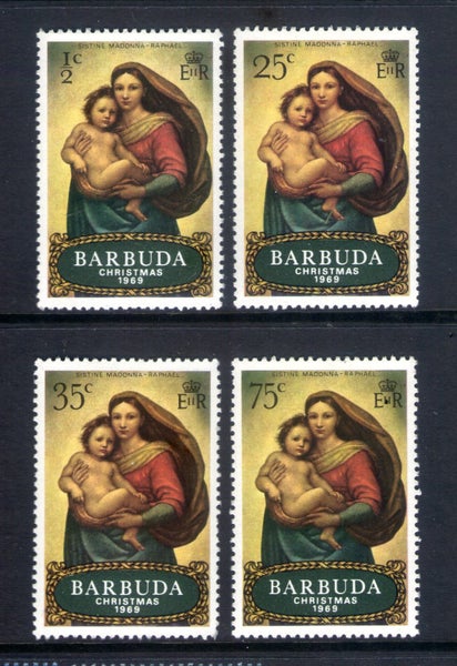 Barbuda - 1969 Christmas Set (4) - UHM - 38/41 Carousel 1