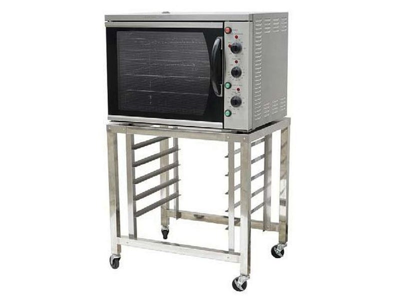 GN1/1 Commercial Electric Convection Oven + Stainless Steel Stand Carousel 1