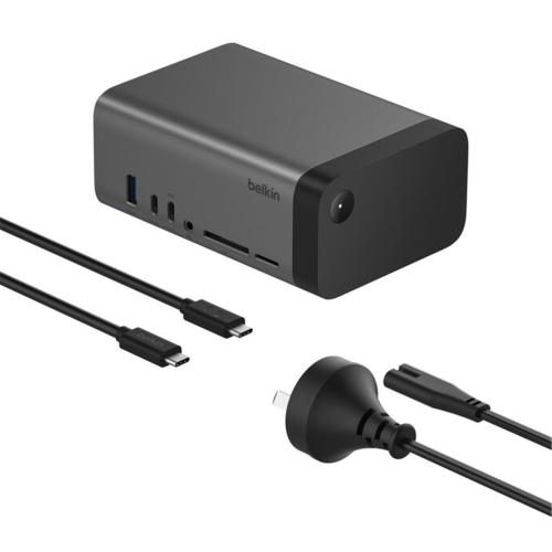 Belkin USB-C 11-in-1 Pro Gan Dock 150W -Supports up to 3 external monitors ( Carousel 1