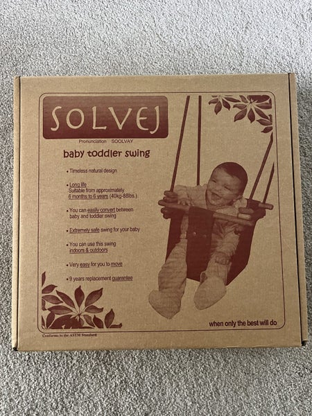 SOLVEJ Baby Swing - Slate Grey Carousel 2