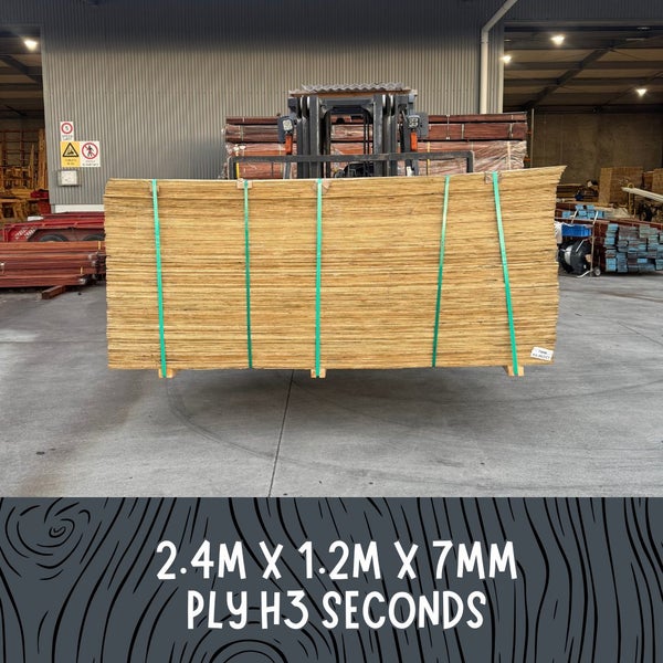 7mm PLYWOOD H3.2 SECONDS F8 TREATED 2.4x1.2m**PRICE SMASH**64585910500738110