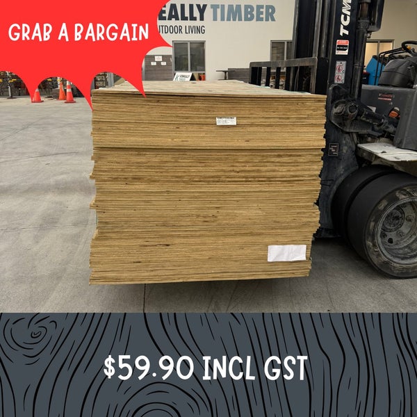 12mm PLYWOOD H3.2 REJECT TREATED 2.4x1.2m**PRICE SMASH** Carousel 2
