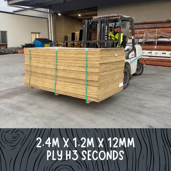12mm PLYWOOD H3.2 REJECT TREATED 2.4x1.2m**PRICE SMASH** Carousel 1