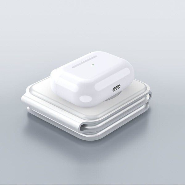 iLead Foldable 3-in-1 Wireless Charging Station with Floating Stand 15W Adapter62863853781890112