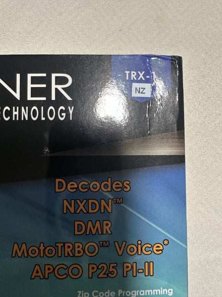 Whistler TRX-1E Digital Radio Scanner, preprogrammed with most NZ database Carousel 2