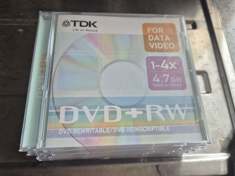 5 x TDK DVD Blank Discs in Cases Carousel 1