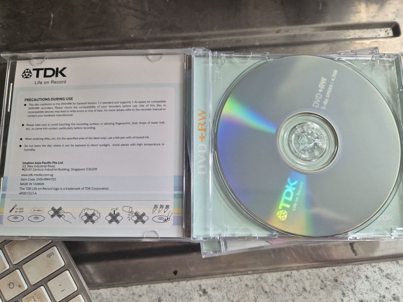 5 x TDK DVD Blank Discs in Cases Carousel 2